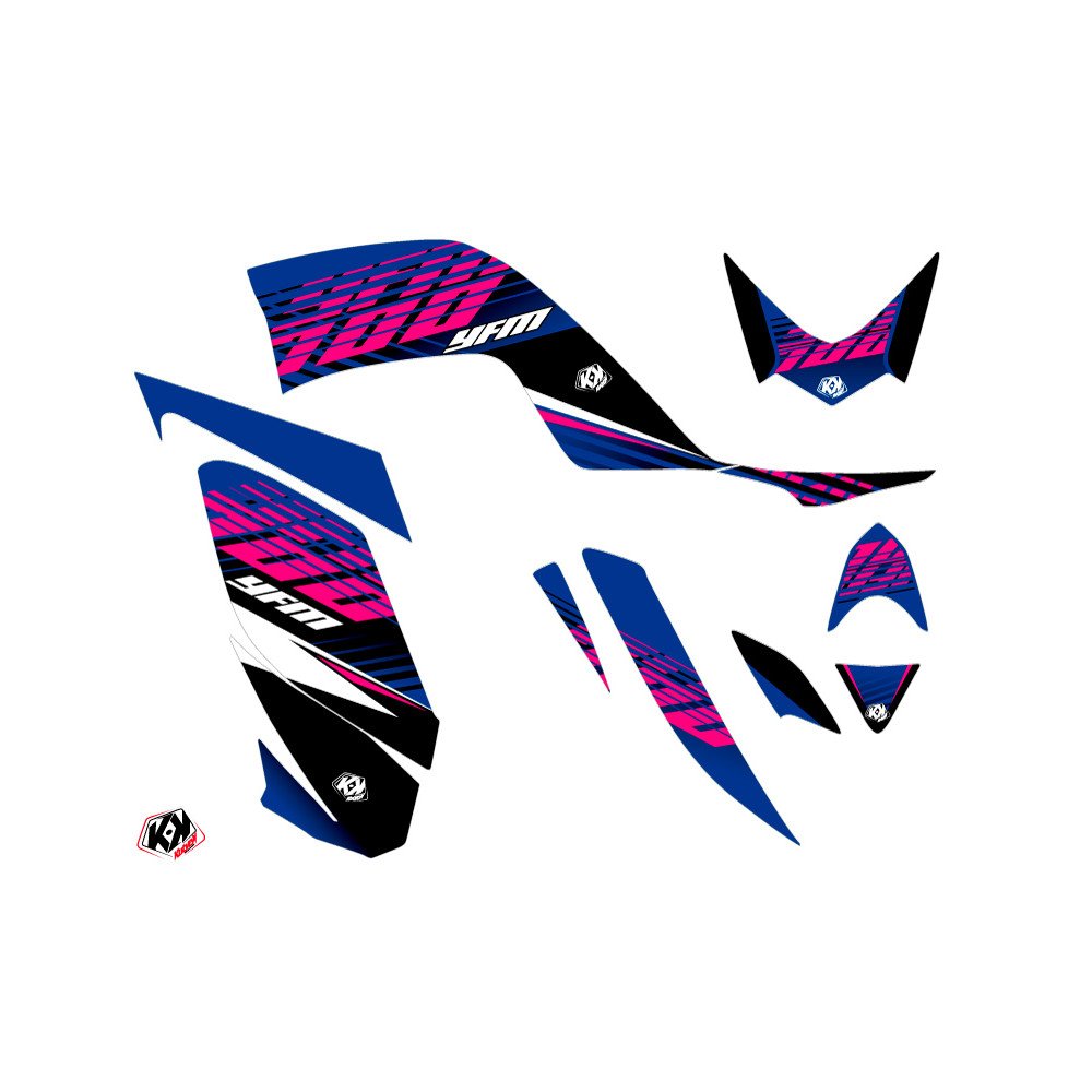 Kit Déco Quad Flow Yamaha 700 Raptor Rose (2006-2012)