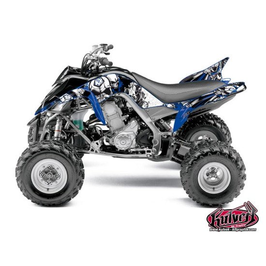 Kit Déco Quad Trash Yamaha 700 Raptor Noir Bleu (2006-2012)