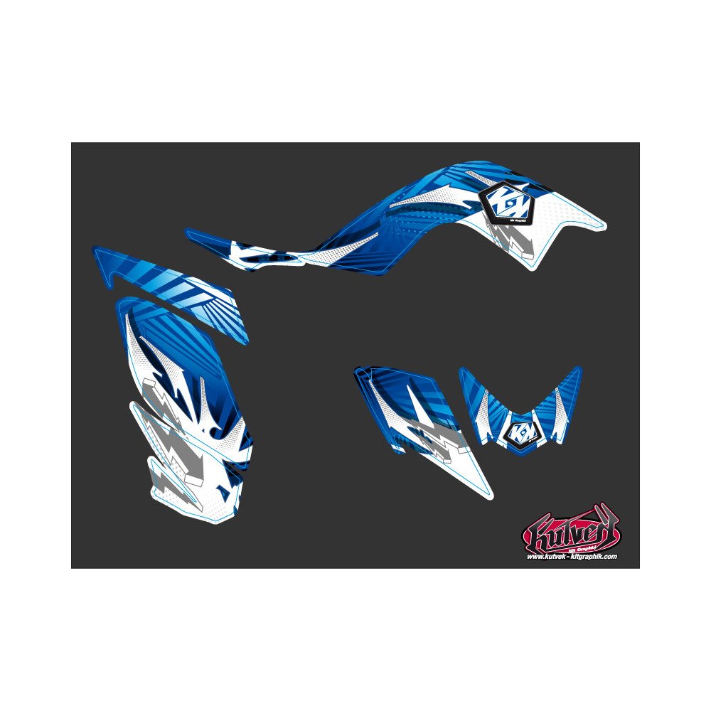 Kit Déco Quad Graff Yamaha 700 Raptor Bleu (2006-2012)