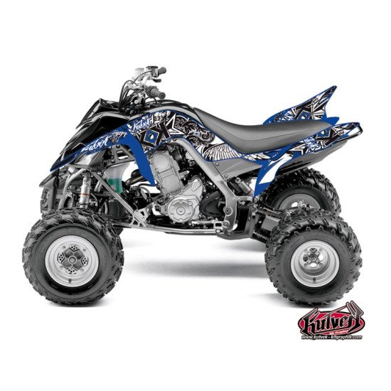Kit Déco Quad Demon Yamaha 700 Raptor Bleu (2006-2012)