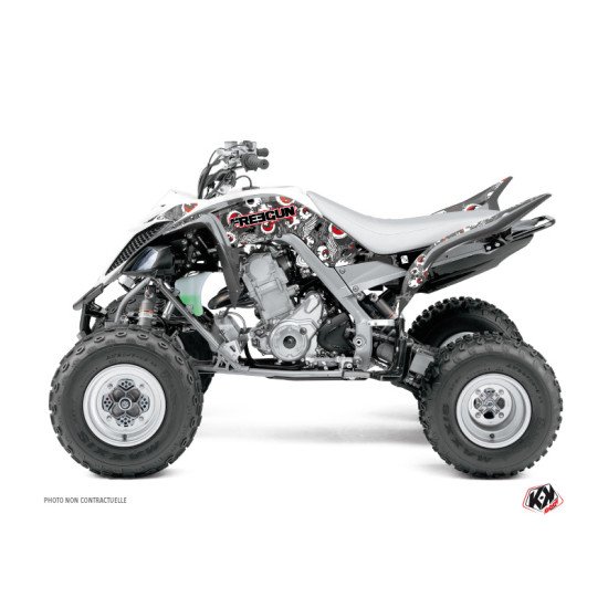 Kit Déco Quad Freegun Eyed Yamaha 700 Raptor Rouge (2006-2012)