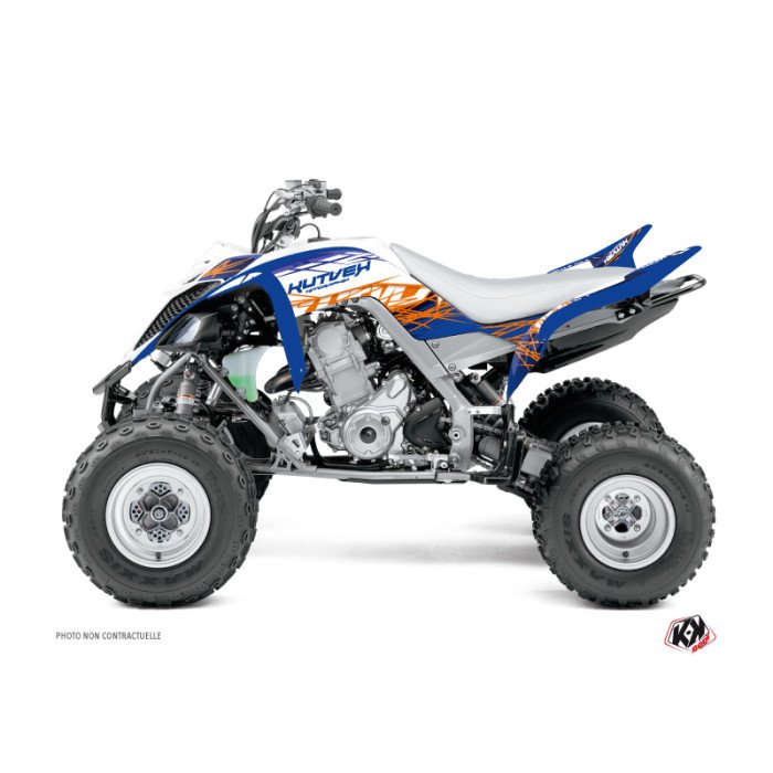 Kit Déco Quad Eraser Yamaha 700 Raptor Bleu Orange (2013-2023)
