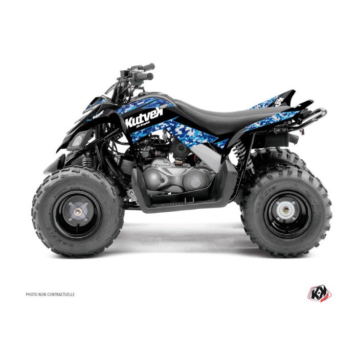 Kit Déco Quad Predator Yamaha 90 Raptor Bleu (2009-2023)