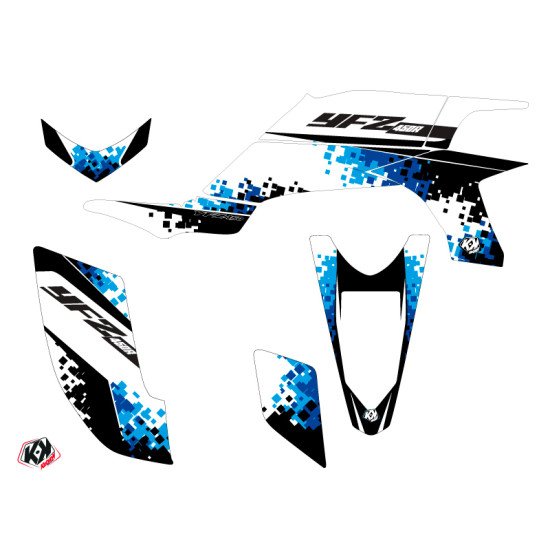 Kit Déco Quad Hangtown Yamaha 450 YFZ Bleu (2004-2009)