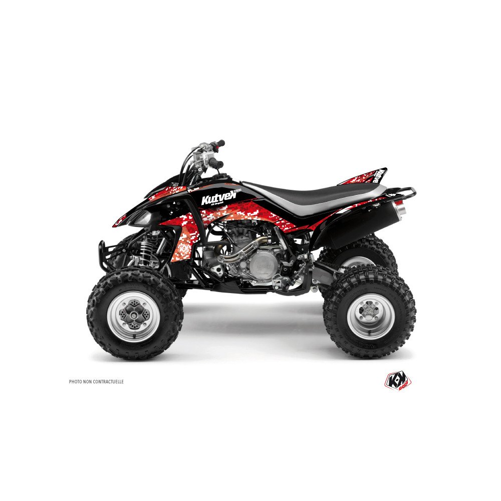 Kit Déco Quad Predator Yamaha 450 YFZ Rouge (2004-2009)