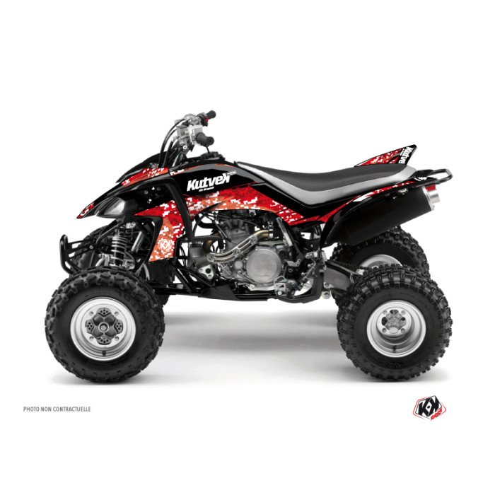 Kit Déco Quad Predator Yamaha 450 YFZ Rouge (2004-2009)
