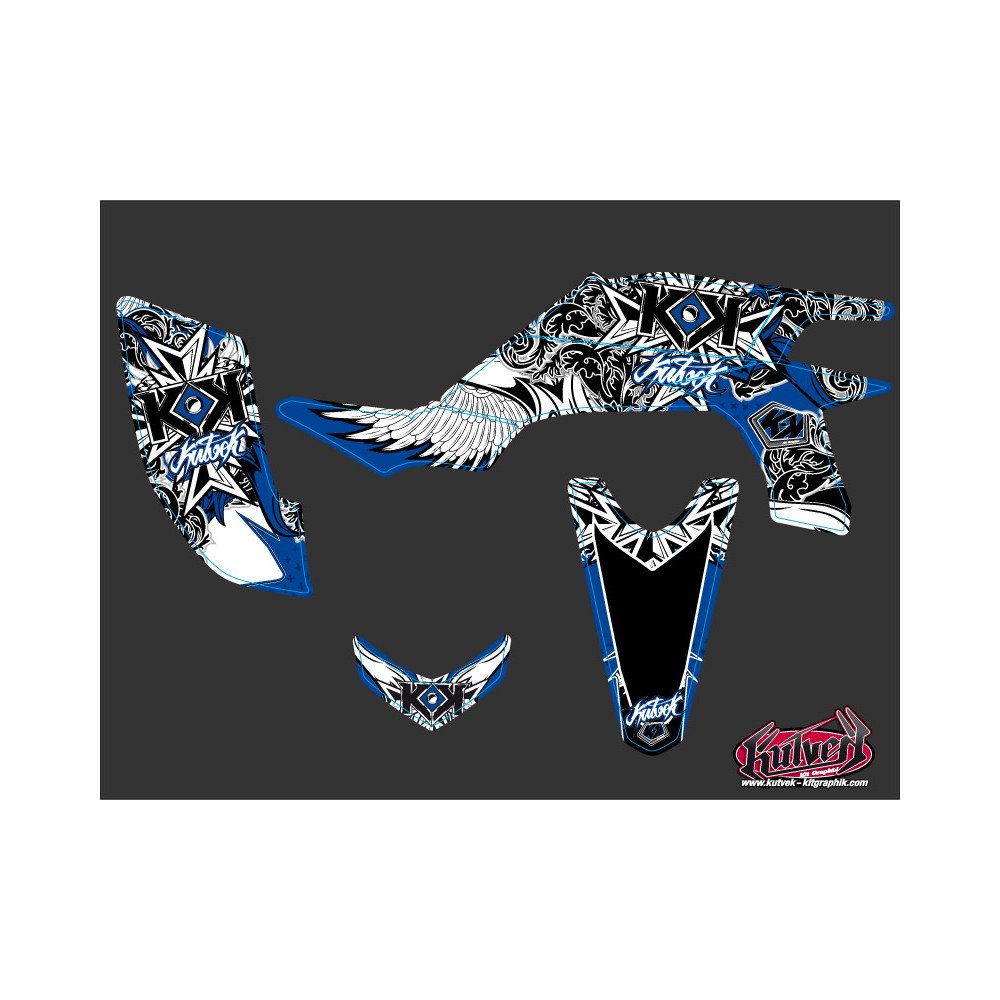 Kit Déco Quad Demon Yamaha 450 YFZ Bleu (2012-2013)