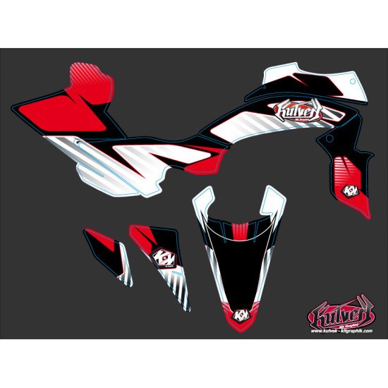 Kit Déco Quad Factory Yamaha 450 YFZ R Rouge (2009-2013)