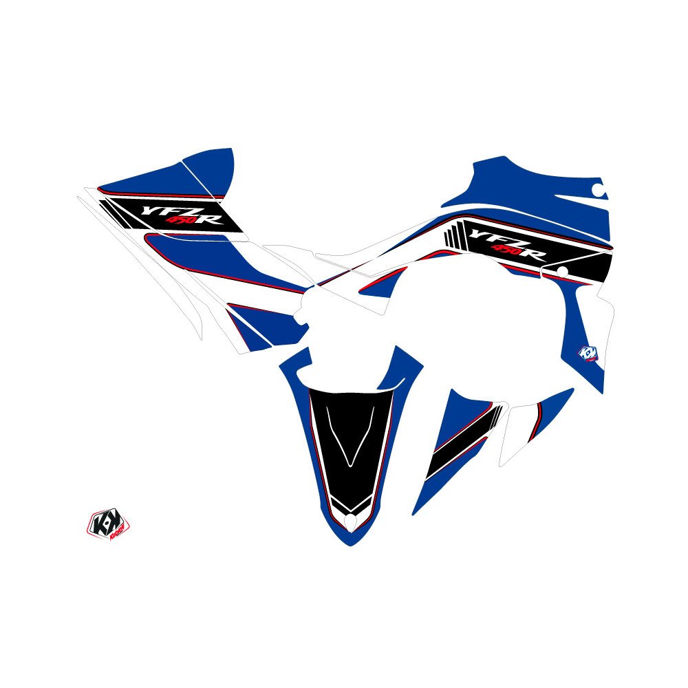 Kit Déco Quad Corporate Yamaha 450 YFZ R Bleu (2009-2013)