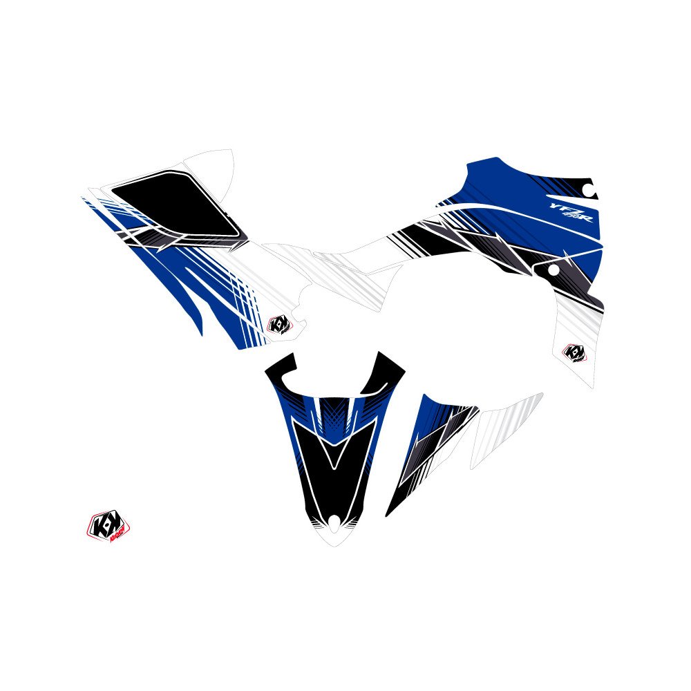 Kit Déco Quad Stripe Yamaha 450 YFZ R Bleu (2014-2023)