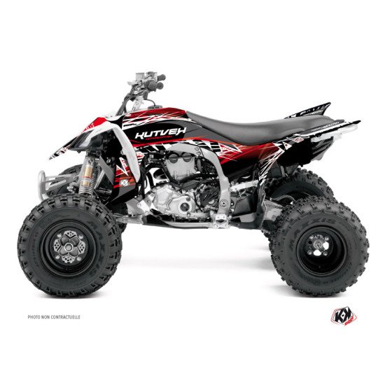 Kit Déco Quad Eraser Yamaha 450 YFZ R Rouge Blanc (2014-2023)