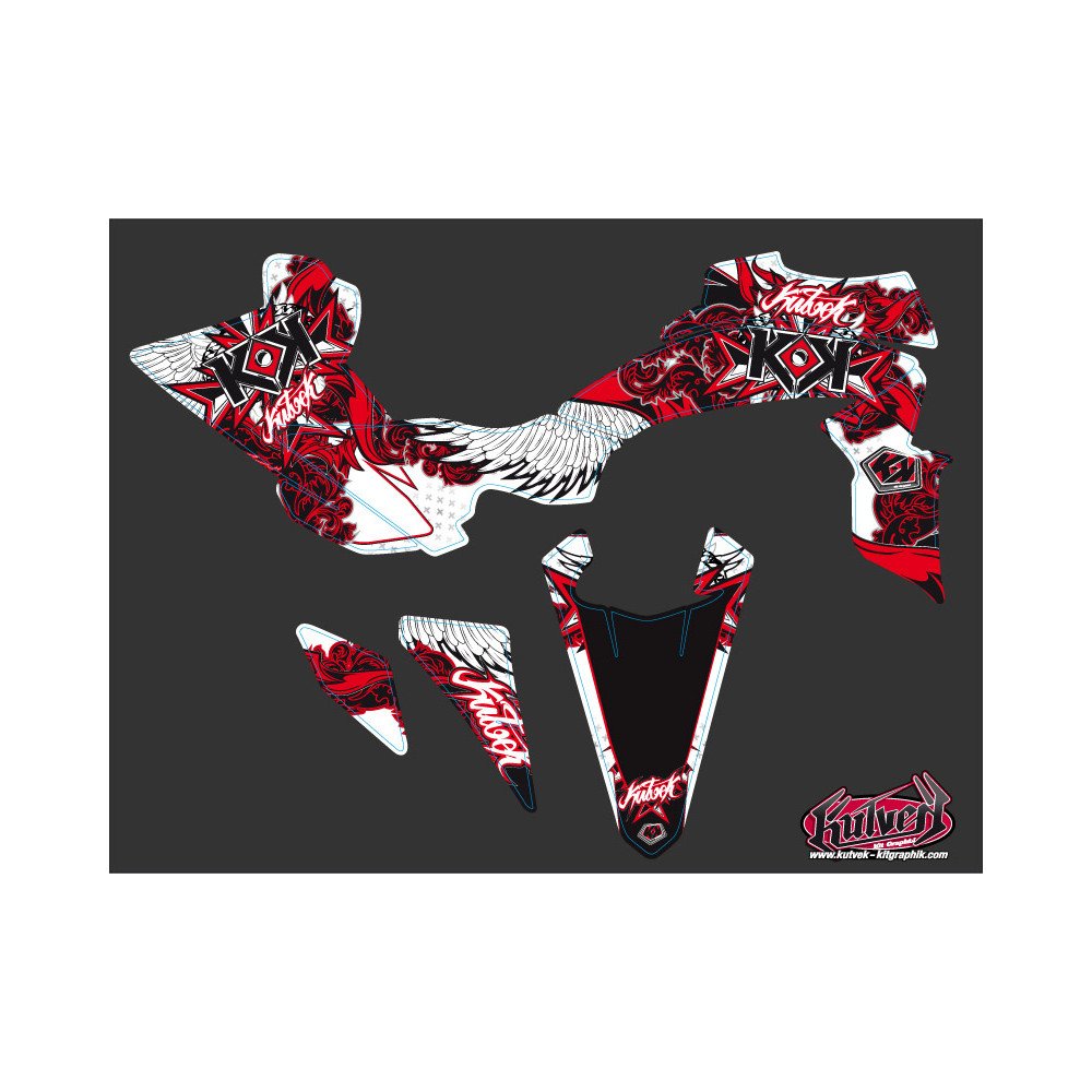 Kit Déco Quad Demon Yamaha 450 YFZ R Rouge (2014-2023)