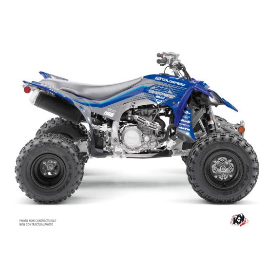 Kit Déco Quad Replica By Rapport K20 Yamaha 450 YFZ R Bleu Gris (2014