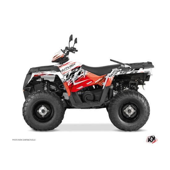 Kit Déco Quad Eraser Polaris 570 Sportsman Forest Rouge Blanc (2018-2
