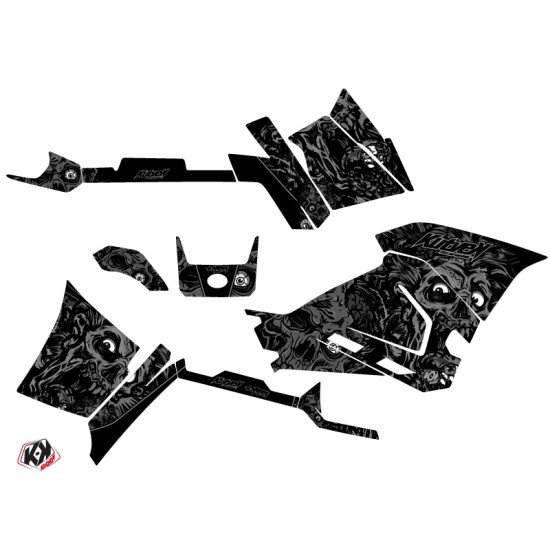 Kit Déco Quad Zombies Dark Polaris 570 Sportsman Forest Noir (2021-20