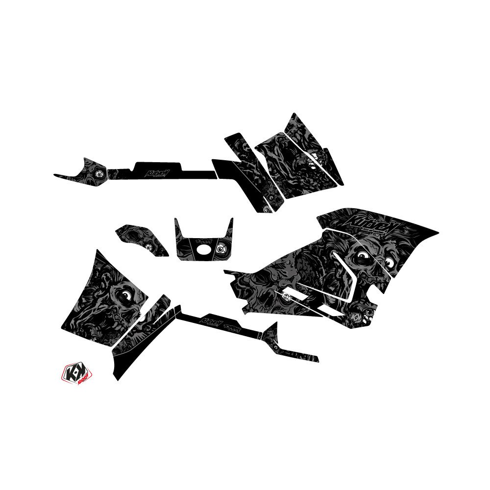 Kit Déco Quad Zombies Dark Polaris 570 Sportsman Forest Noir (2021-20