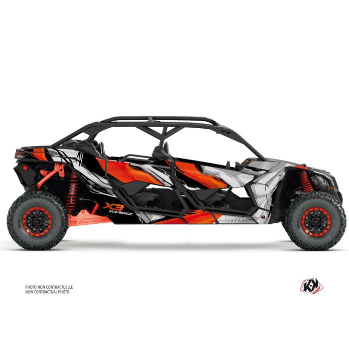 Kit Déco SSV Kliff Can Am Maverick X3 MAX Rouge (2017-2023)