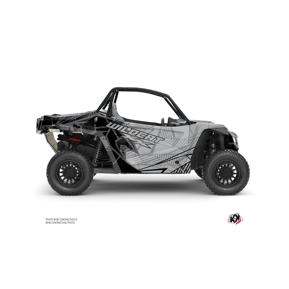Kit Déco SSV Requiem Arctic Cat Textron Wildcat XX Noir Gris FULL (20