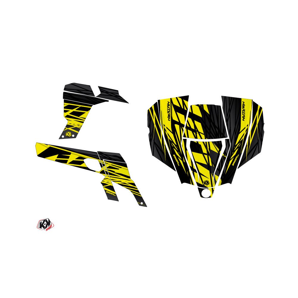 Kit Déco SSV Eraser Can Am Commander Neon Gris (2012-2018)