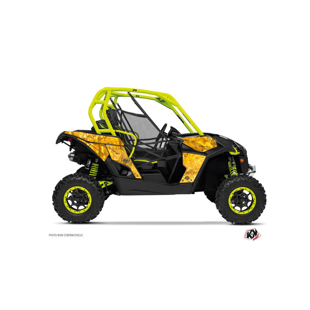 Kit Déco SSV Camo Can Am Maverick Jaune (2013-2017)