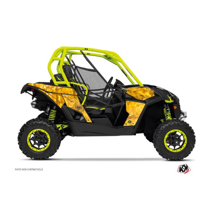 Kit Déco SSV Camo Can Am Maverick Jaune (2013-2017)