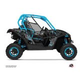 Kit Déco SSV Camo Can Am Maverick Noir Bleu (2013-2017)