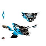 Kit Déco SSV Kraft Can Am Maverick Sport Avec Portes Blanc Bleu (2018