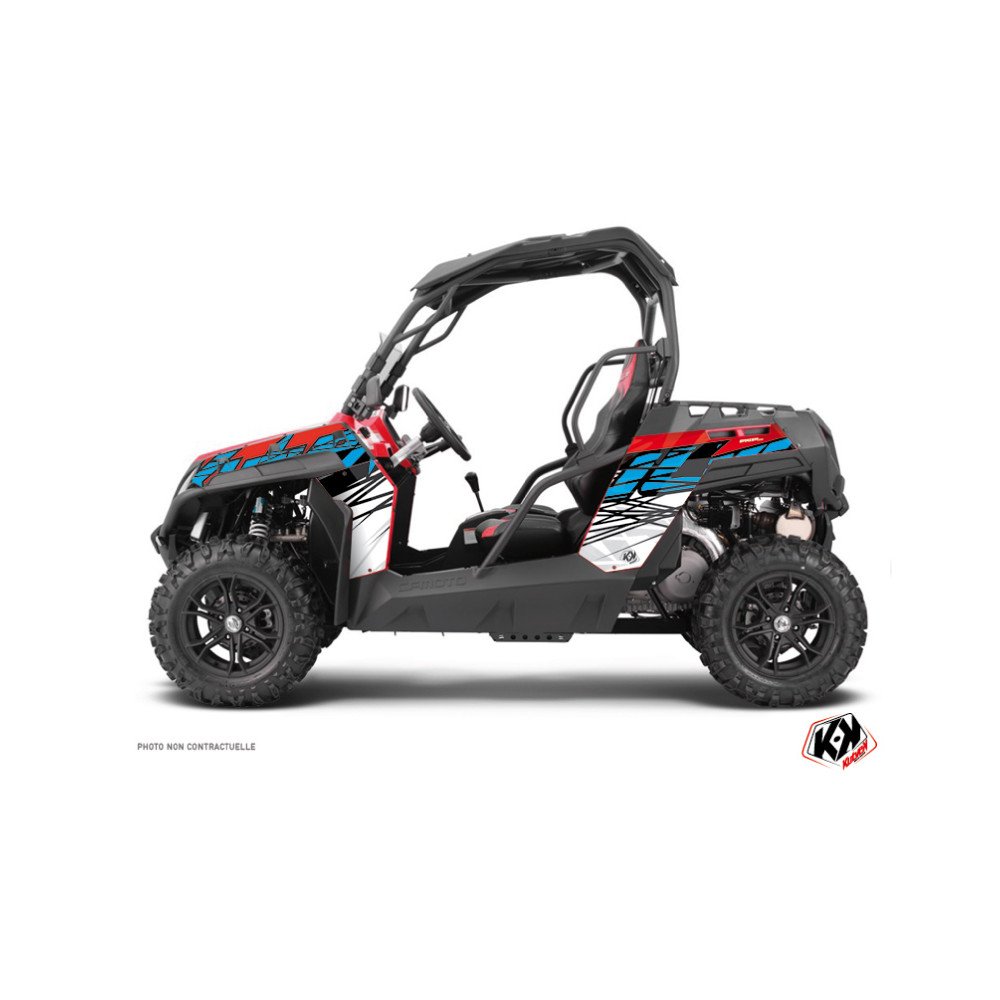 Kit Déco SSV Eraser CF Moto Z Force 1000 Bleu (2017-2023)