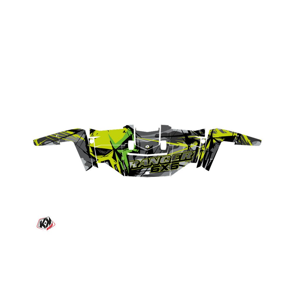 Kit Déco SSV Evil Polaris Ranger 6x6 Gris Vert (2014-2016)