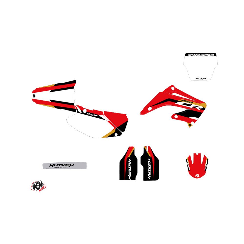 Kit Deco Moto Cross League Honda 250 CR Gold