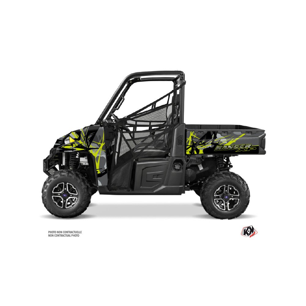 Kit Déco SSV Evil Polaris Ranger 900 XP Gris Vert (2016)