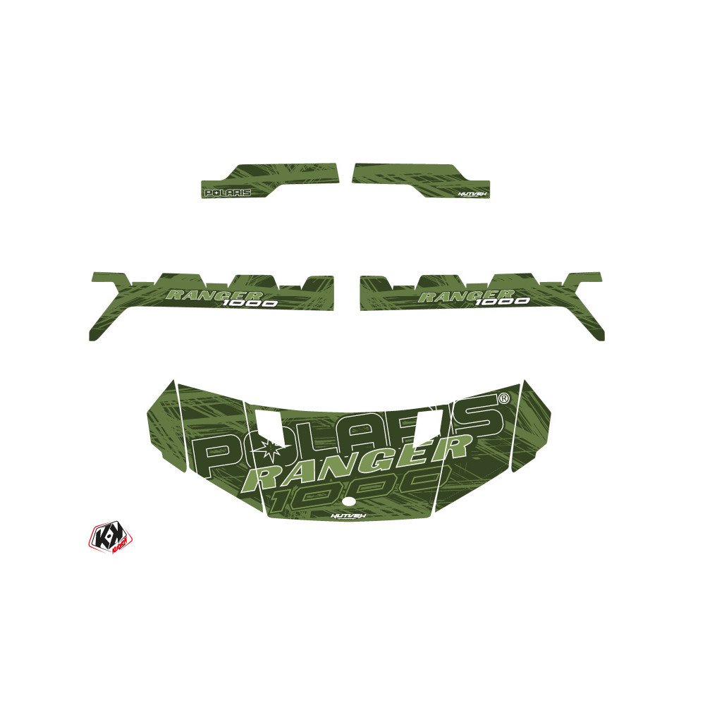 Kit Déco SSV Squad Polaris Ranger 1000 Noir Vert (2020-2021)