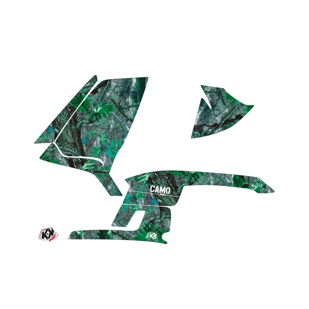 Kit Déco Quad Camo Polaris Scrambler 500 Vert (1997-2009)
