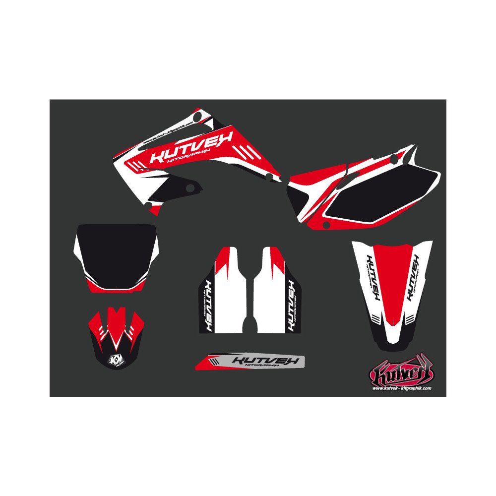 Kit Deco Moto Cross Chrono Honda 250 CR Noir