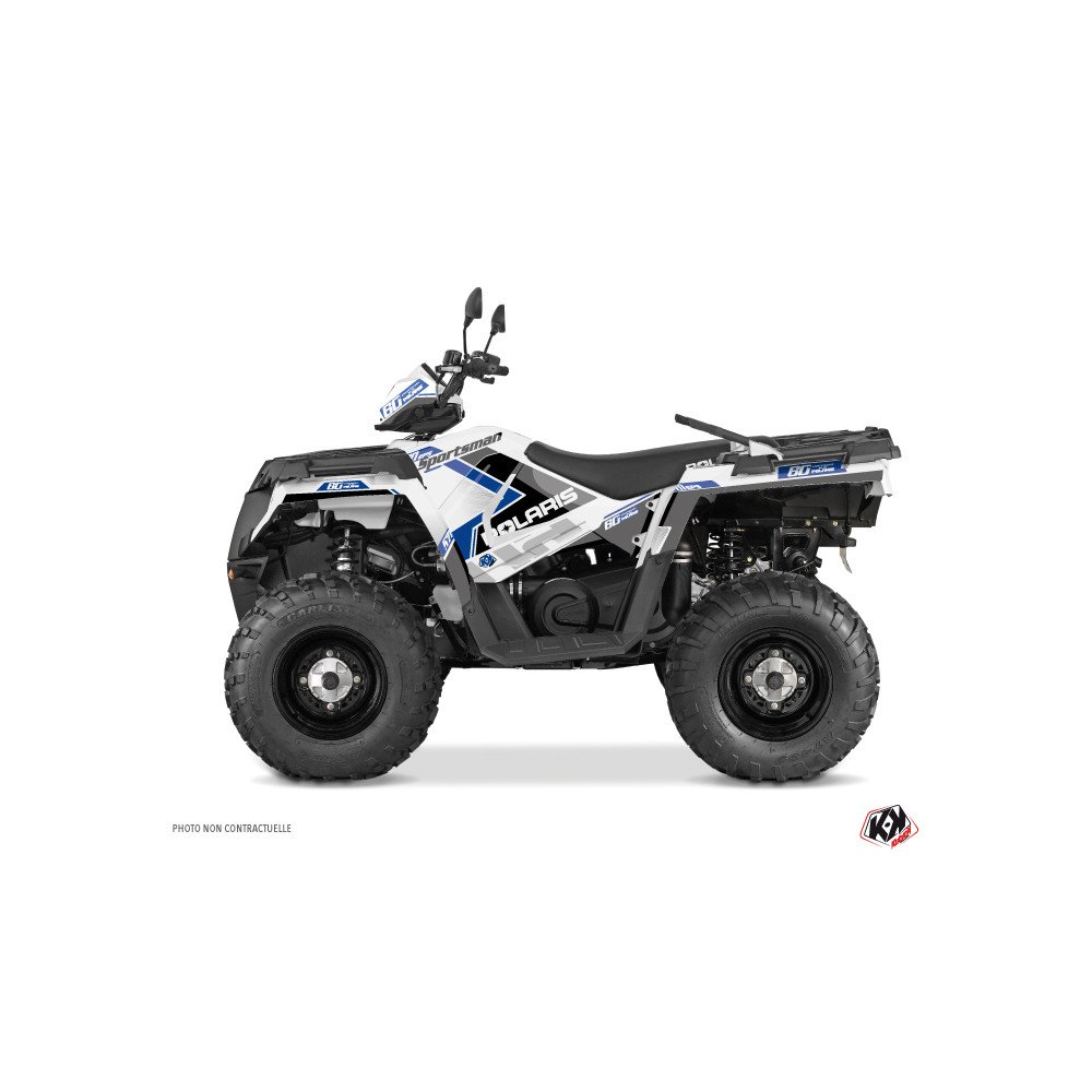 Kit Déco Quad Vintage Polaris 570 Sportsman Forest Bleu 60th Annivers