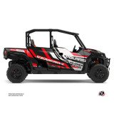 Kit Déco SSV Root Polaris GENERAL 1000 4 portes Rouge Noir (2022-2023
