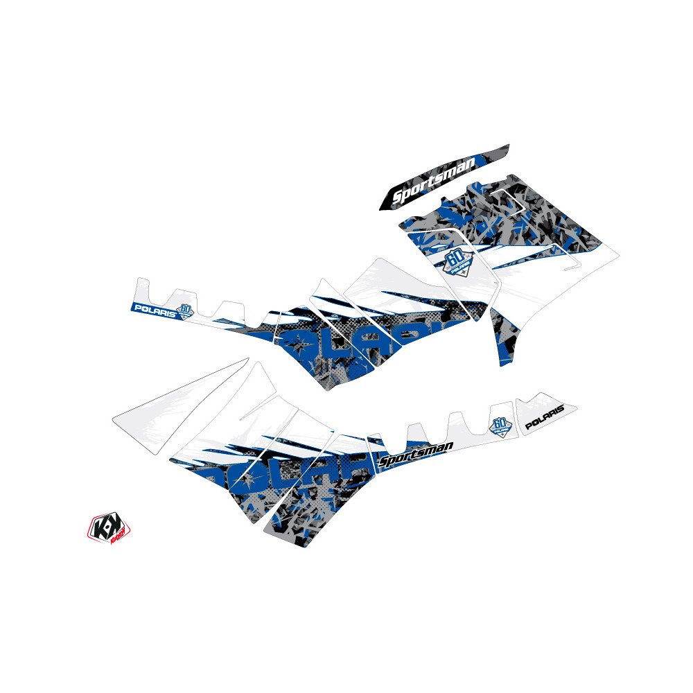 Kit Déco Quad 60th Anniversary V2 Polaris 850 Sportsman Forest Gris B