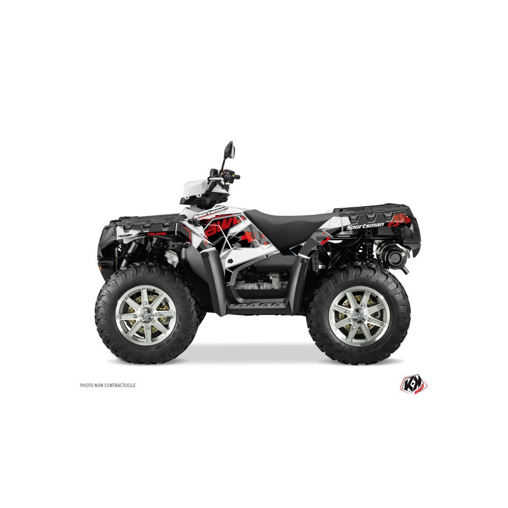 Kit Déco Quad Visor Polaris 850 Sportsman Forest Rouge (2017-2020)