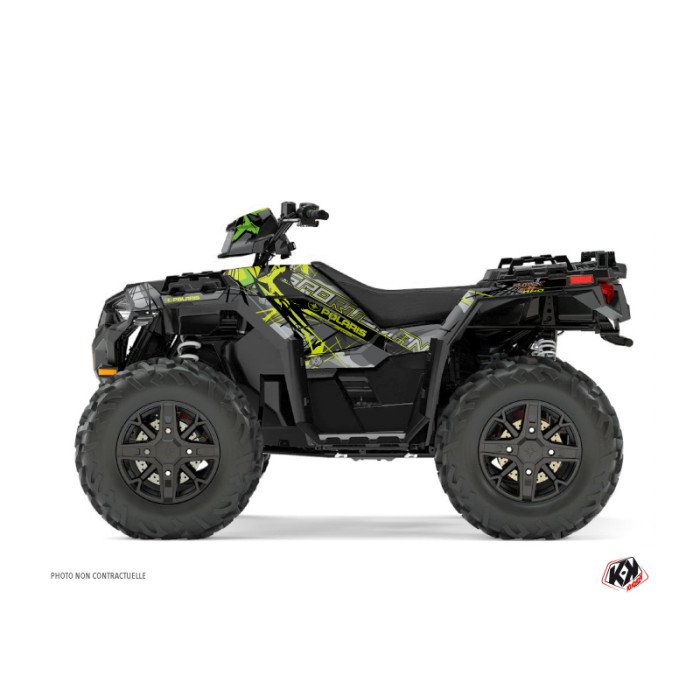 Kit Déco Quad Evil Polaris 850 Sportsman Forest Gris Vert (2021-2023)