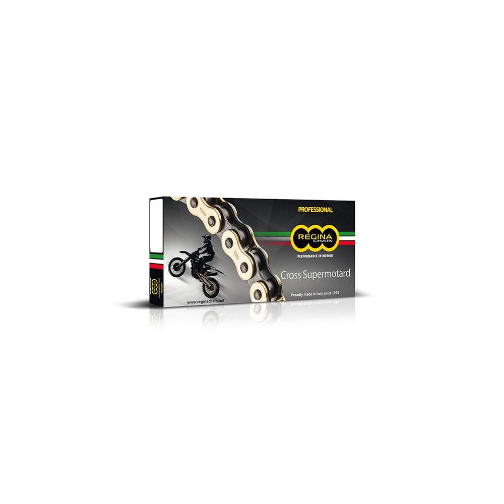 Chaine 428-RH2 - 132 Maillons Sans Joints Toriques - CROSS SUPERMOTARD