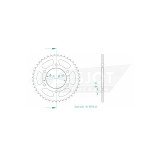 Couronne Esjot 43 dents