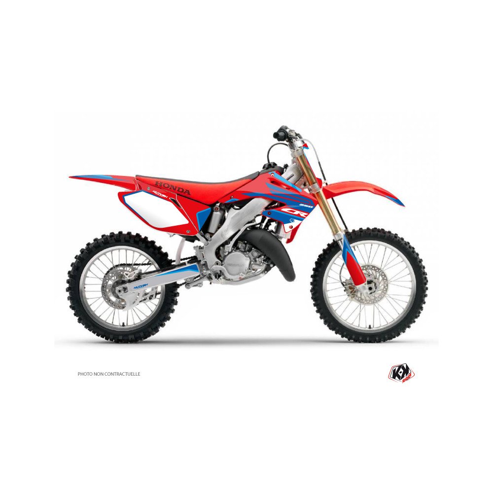 Kit Deco Moto Cross Dyna Honda 250 CR Bleu