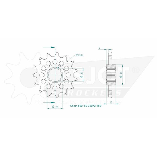 Pignon Esjot Lightweight