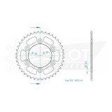 Couronne Acier Ducati - 520 - 40 Dents - Similaire JTR735 - Made in Ge