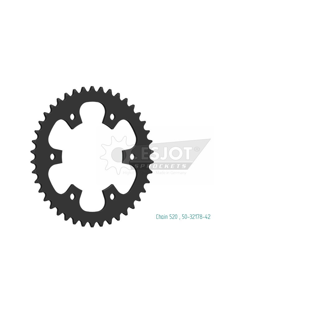 Couronne Acier - 42 Dents - Made in Germany