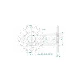 Pignon Lightweight - 520 - 18 Dents - Made in Germany