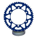 Couronne Alu TT Yamaha Bleue - 520 - 52 Dents - Similaire JTA245 - Mad