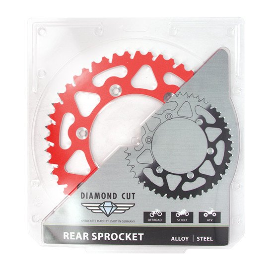 Couronne Alu TT Honda Rouge - 520 - 50 Dents - Similaire JTA210 - Made