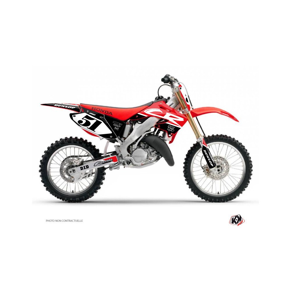 Kit Deco Moto Cross Rask Honda 250 CR Noir