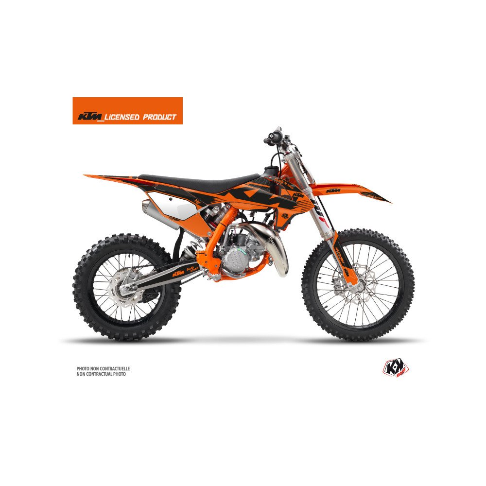 Kit Déco Moto Cross Retro KTM 85 SX Orange